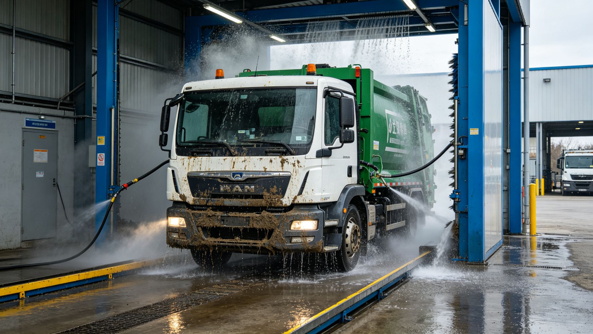 Portique de lavage sans contact